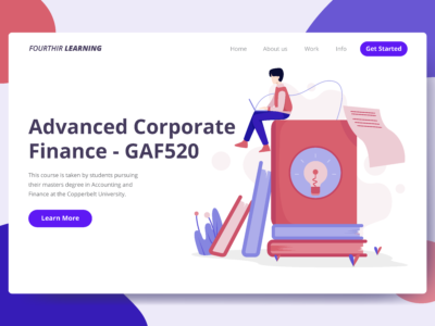 GAF520 Advanced Corporate Finance