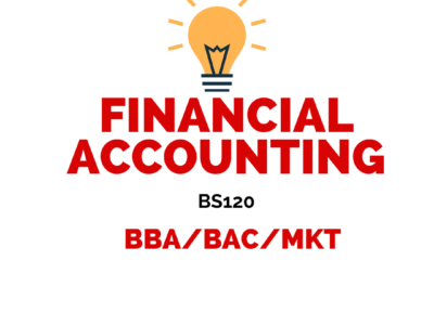 BS120 Financial Accounting