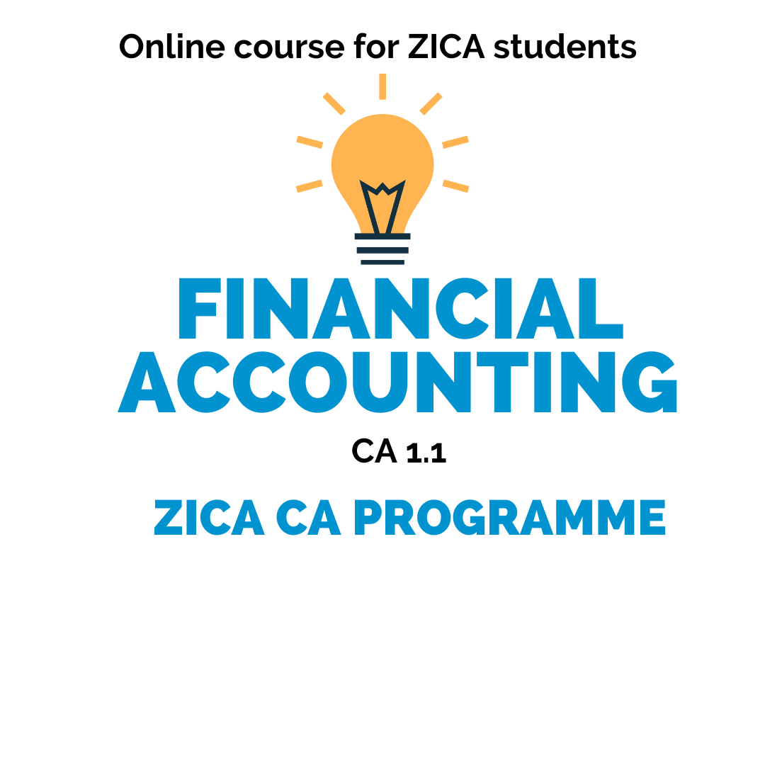 ZICA CA 1.1 Financial Accounting Online Course Image
