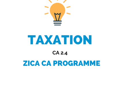 CA2.4 Taxation
