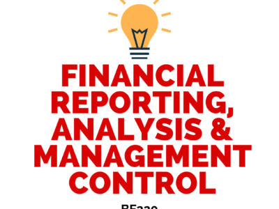 BF220 Financial Reporting, Analysis and Management Control